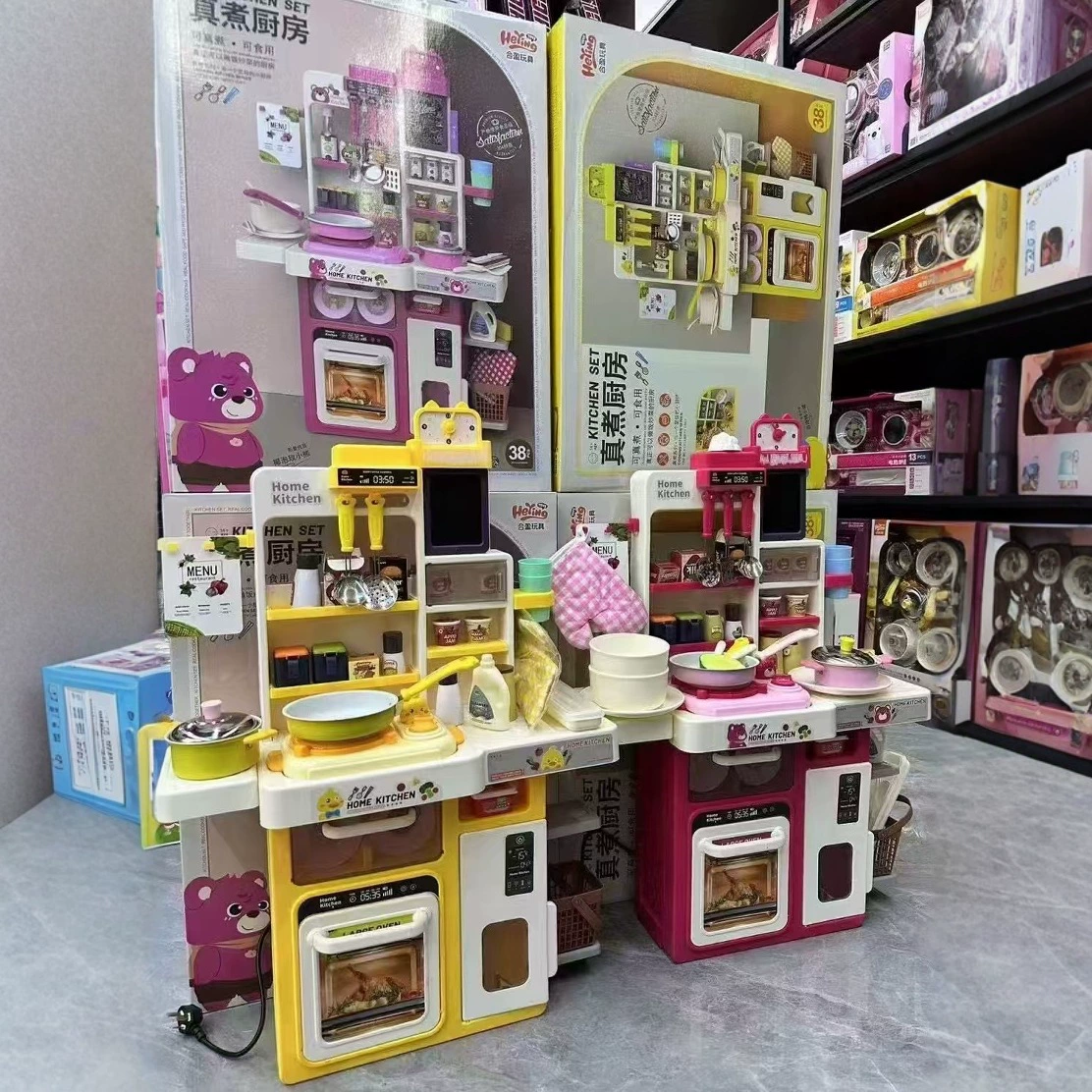 Family kitchenware, big interactive set, new collection