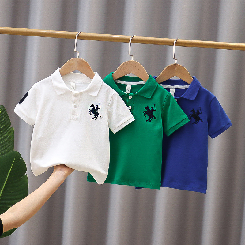 Children's Large T-shirt Boys T Short-sleeved Summer Polo Shirt Large Children's Lapel Half-sleeved Baby Top Children's T-shirt Children's Large T-shirt Boys T Short-sleeved Summer Polo Shirt Large Children's Lapel Half-sleeved Baby Top Children's T-shirt