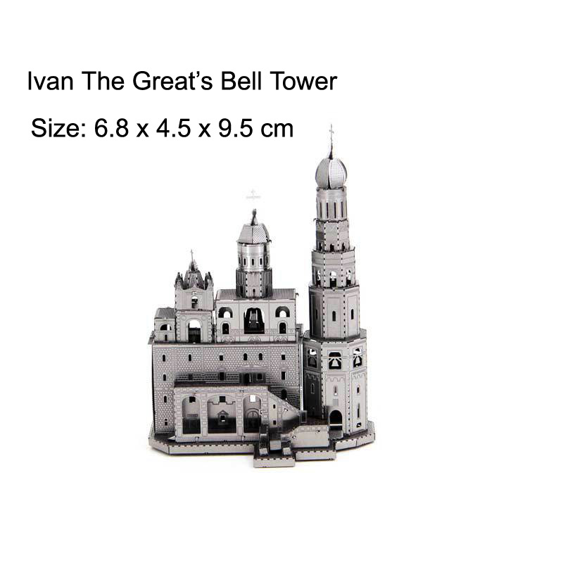 Aipin 3D metal 3D puzzle Building series Notre Dame de Paris belleza durmiente Castillo asamblea modelo regalo cumpleaños