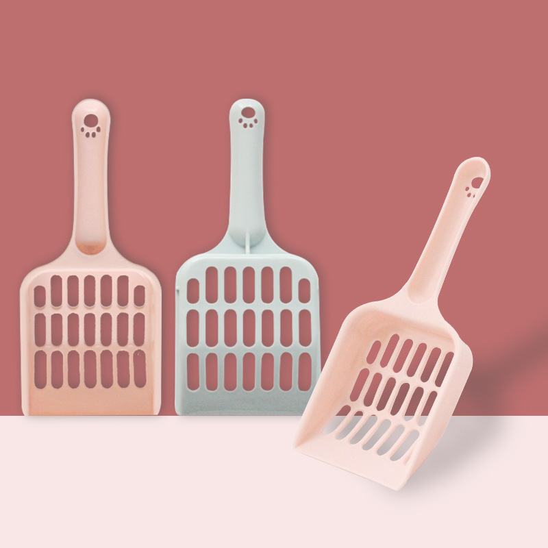 Nueva mascota gato arena pala filtro instantáneo gato arena gato mierda herramienta de limpieza color caramelo gato mierda pala mascota gato arena pala