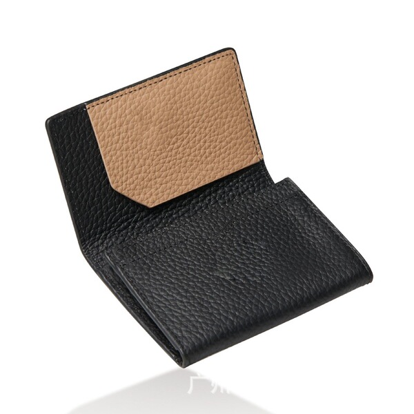 Japanese leather handheld card holder for business cards for men and…