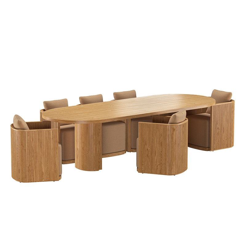 Mesa y silla de teca al aire libre de alta gama patio jardín balcón impermeable solar hotel terraza terraza ocio mesa de madera maciza