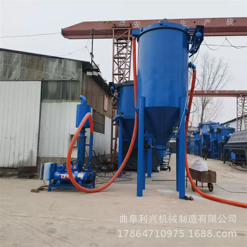 粉末颗粒负压吸灰机 可移动式气力输送机 小型号干石灰粉清灰机
