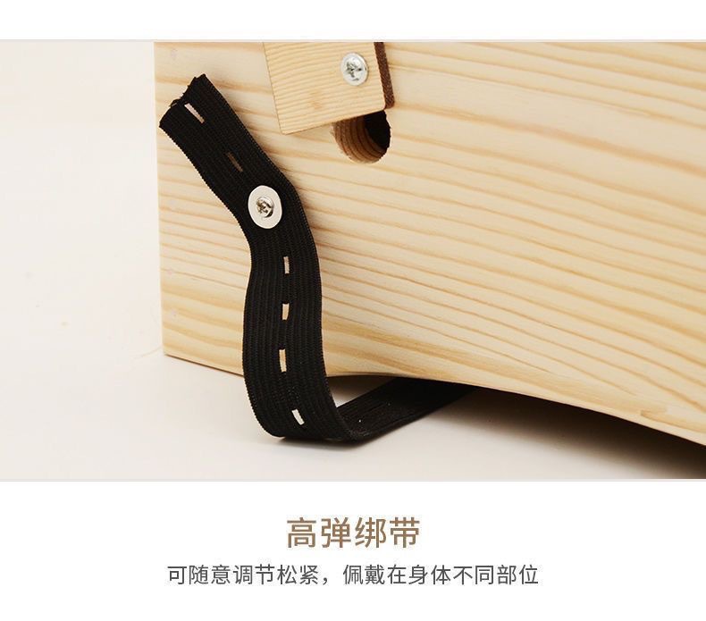 Solid Wood Moxibustion Box Flip-Top Six-Needle Insert Design for Waist and Back Ginger-Partition Moxa Warming specifications