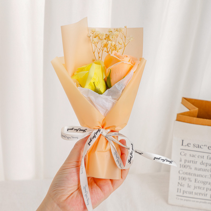 Festival de la diosa de la acción de gracias para la novia eterna flor festival regalo al por mayor Mini ramo de flores secas rosa para el festival 38