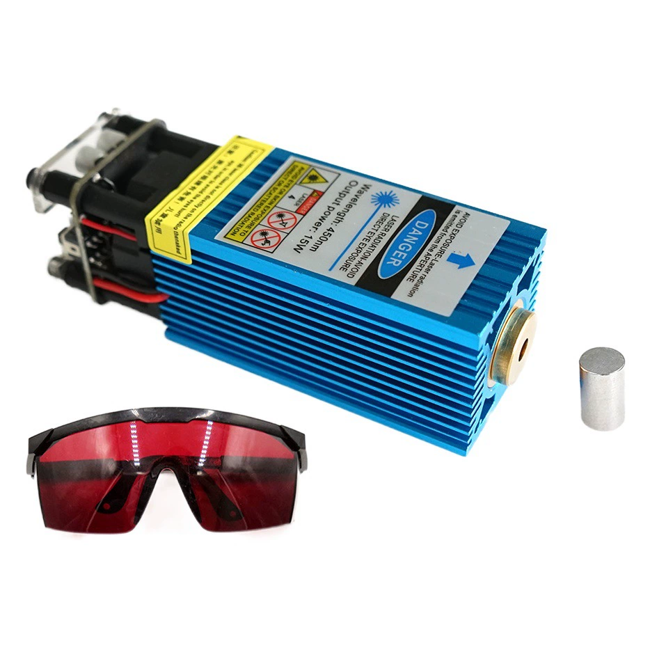 Синий свет 450 нм 0,5 Вт 2,5 Вт 3,5 Вт 5,5 Вт 15 Вт высокой мощности лазерный модуль гравировальный станок лазерная головка