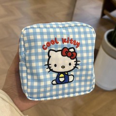kitty方形收纳包高颜值便携百搭零钱耳机手拿化妆包ccd高颜值女包