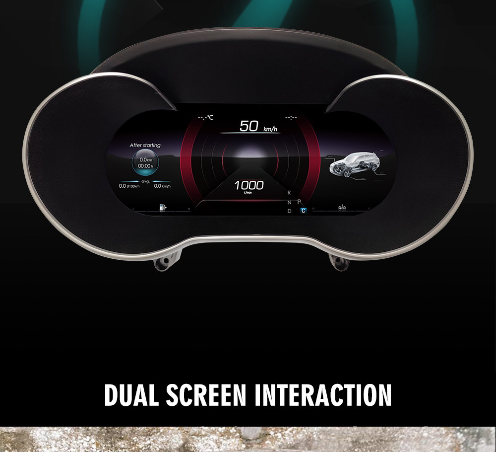 Suitable for Mercedes-Benz Cw205 X253 12.3inch Large-Screen High-Definition Lcd Instrument Panel