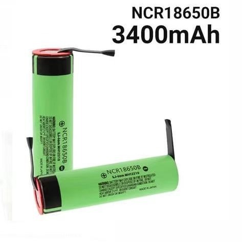 NCR18650B锂电池大容量强光手电筒电蚊拍锂电池 3.7V