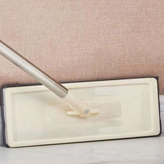 New squeegee hand-free flat mop rotating telescopic stainless steel pole one mop multifunctional cleaning mop