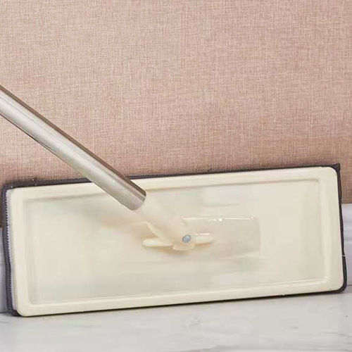 New squeegee hand-free flat mop rotating telescopic stainless steel pole one mop multifunctional cleaning mop