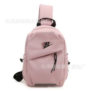 135 Cross-Border Wholesale Men's and Women's Chest Bags, Lightweight Large-Capacity Chest Bags, Trendy Sports and Leisure Cross-Body Bags, Water-Repellent Backpacks
