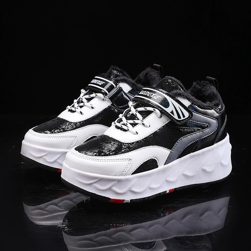 Flashing LED Roller Skates for Adults, Light-Up Two/ and Four-Wheel Models, Sizes EU 27–43