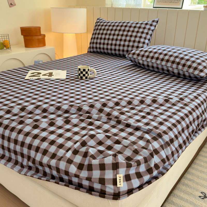 Cama de algodón grueso y molido, una sola pieza de algodón puro otoño y invierno, nueva cubierta de colchón doble