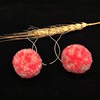 Demi-season earrings handmade, pendant