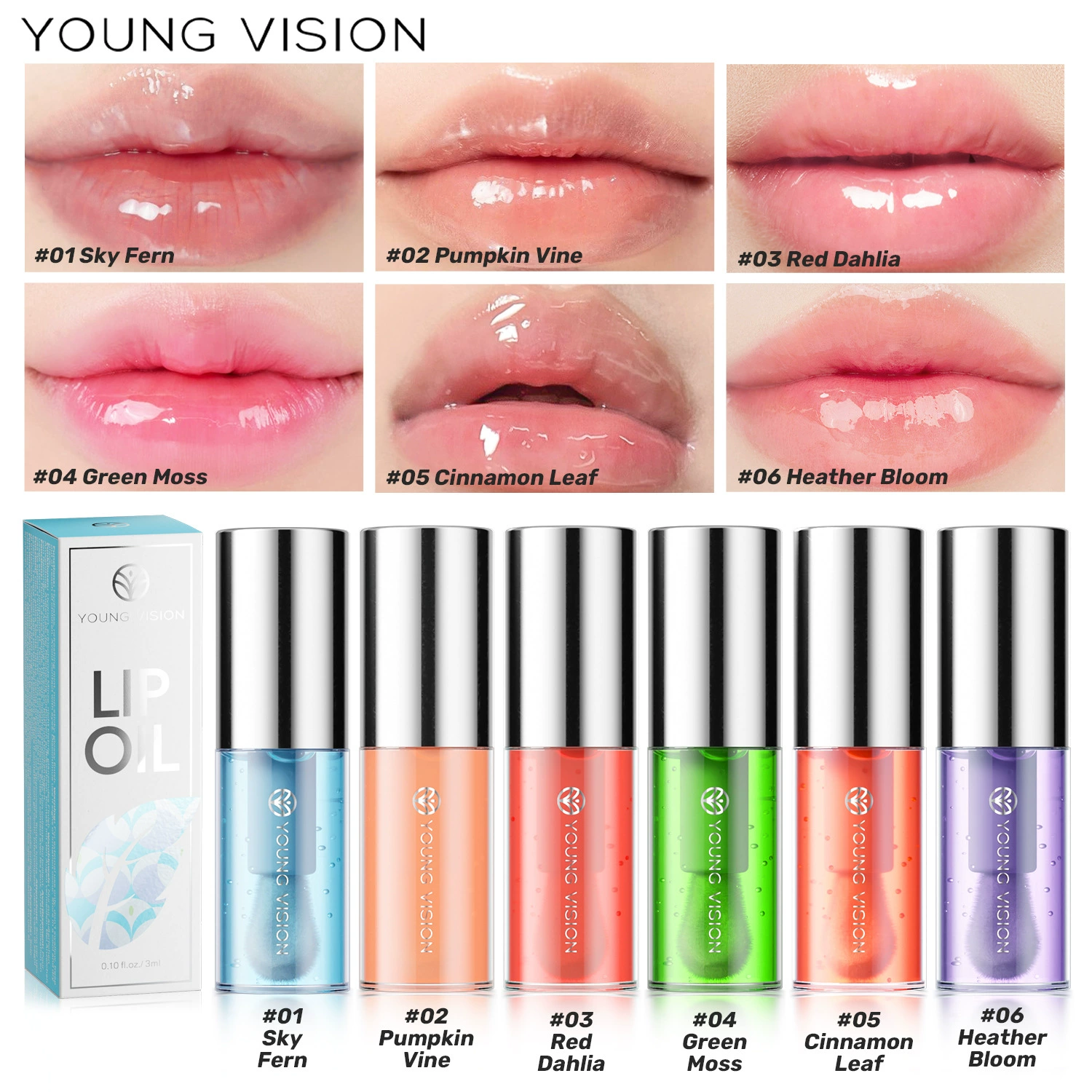 Mint-бальзам для губ Young Vision, блеск для губ