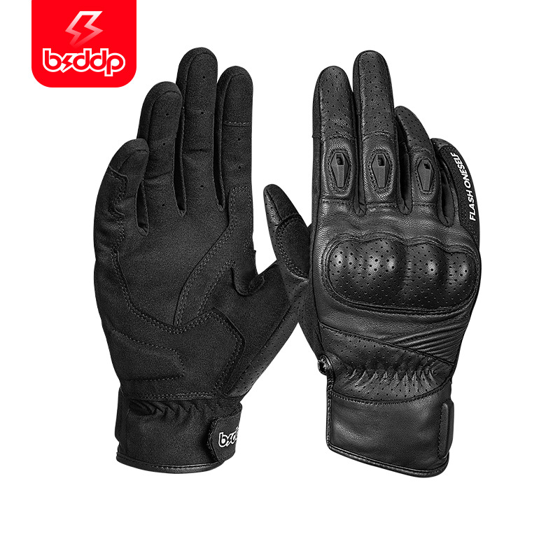 BSDDP 승마 장갑 여름 오토바이 가죽 안티 가을 기사 복고풍 오토바이 장비 남성과 여성의 크루즈 통기성