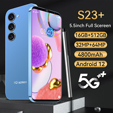 新款跨境S23+智能安卓手机5.5寸16+512G外贸现货手机源头厂家代发