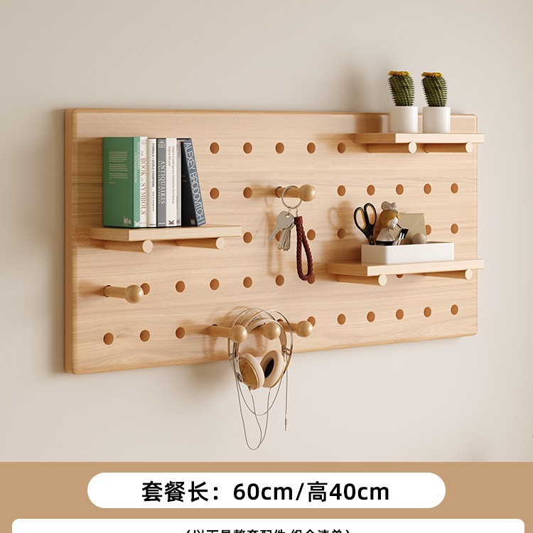 Estante de almacenamiento de paneles de agujeros en pared estante de almacenamiento de pared tablero de mensajes estante de exhibición de fotos estante de decoración