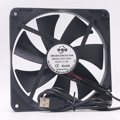 Yingyue 14CM/centimeter 14025 cooling fan 5V USB plug 140*140*25 DC fan