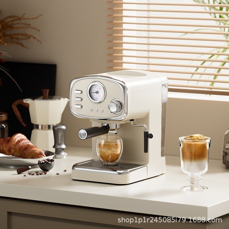 Deseland DDQ-KF218 コーヒーマシン家庭用小型半自動オフィス抽出コーヒーポット|undefined