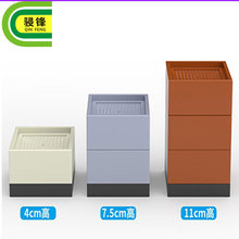 家具家私床脚垫桌椅子脚套洗衣机垫凳子防滑硅胶家具增高器