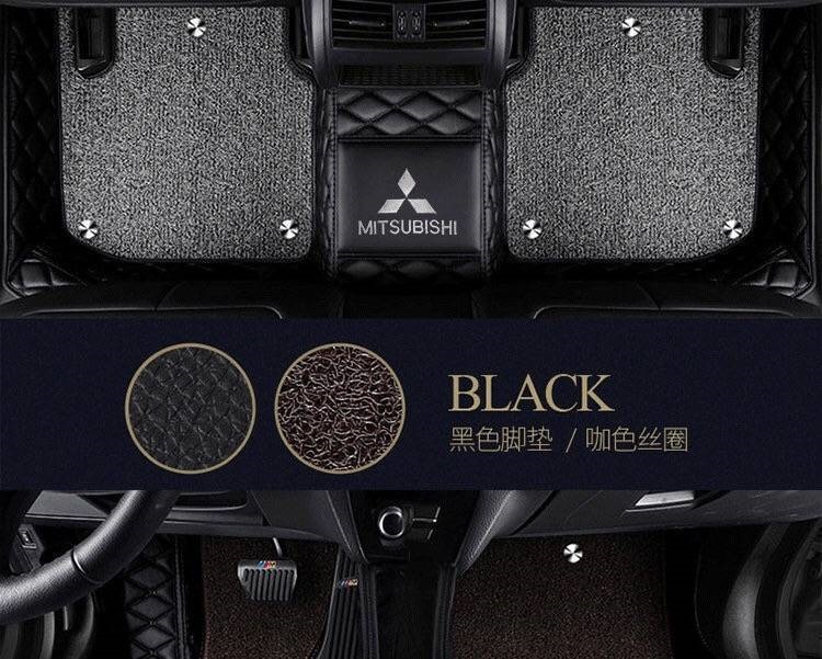 Suitable for Mitsubishi Outlander, Eclipse Cross, Pajero, right-hand drive Lancer, Galant, and Junge full-coverage car floor mats