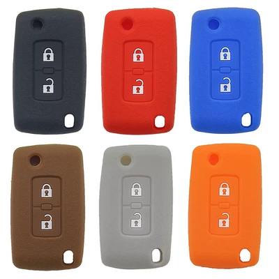 Peugeot 3008, 508, Citroen C3XR, C4, Elysee üçün silikon açar futlyarı