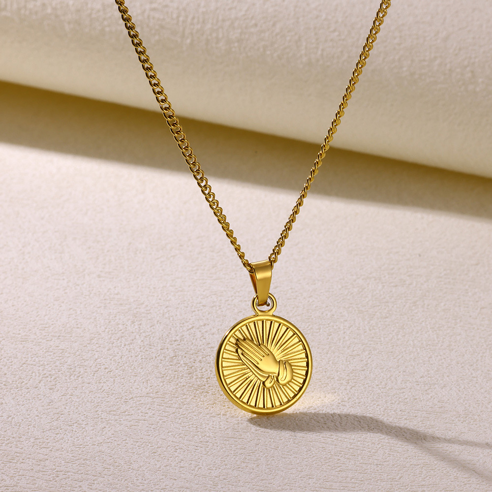 12g Weight 0.03µm-0.05µm Gold Plating Thickness PVD Coated Gold Plating Process Lobster Trigger Clasp Closure Clasp Closure Type Real Gold Plated Plating Material 304 Stainless Steel Pendant Material Stone-Free Inlay Material Pendant Necklace Classification 304 Stainless Steel Chain Material cable chain Chain Type 1 Piece Quantity Daily Occasion 304 Stainless Steel Material Geometric, Cross Pattern Unisex Gender Hip-Hop Style Waterproof Non Tarnish Craft PVD Coated Real Gold Plated 18K Gold Geometric Cross 304 Stainless Steel Hip-Hop Waterproof Non Tarnish 304 Stainless Steel Lobster Trigger Clasp Closure Pendant Necklace 5