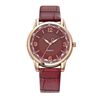 Quartz fashionable universal swiss watch, two-color dial, belt, wholesale