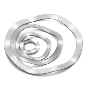 304 stainless steel wave washer three-wave washer multi-wave spring gasket wave elastic bearing washer