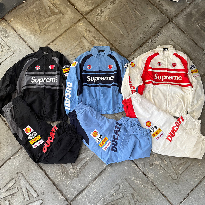 Cross-Border Sup Ducati Track Pants Ducati Co-Branded Windbreaker Sportswear Suit Jacket Jacket