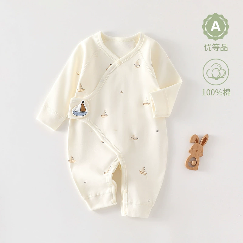 Детский комбинезон для новорожденных из хлопка высшего качества, детская одежда Anyang, всесезонный теплый комбинезон оптом