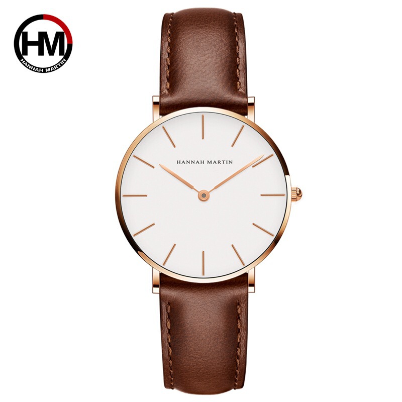 Japanese Movement Casual Women's Watch Simple Casual Quartz Watch Nordic Design Style Student Belt Watch