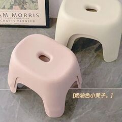 家庭用の厚いプラスチックの丈夫な低いスツール、耐久性のある子供用スタッキングベンチ、バスルーム、シャワー、トイレ、靴交換用フットスツール