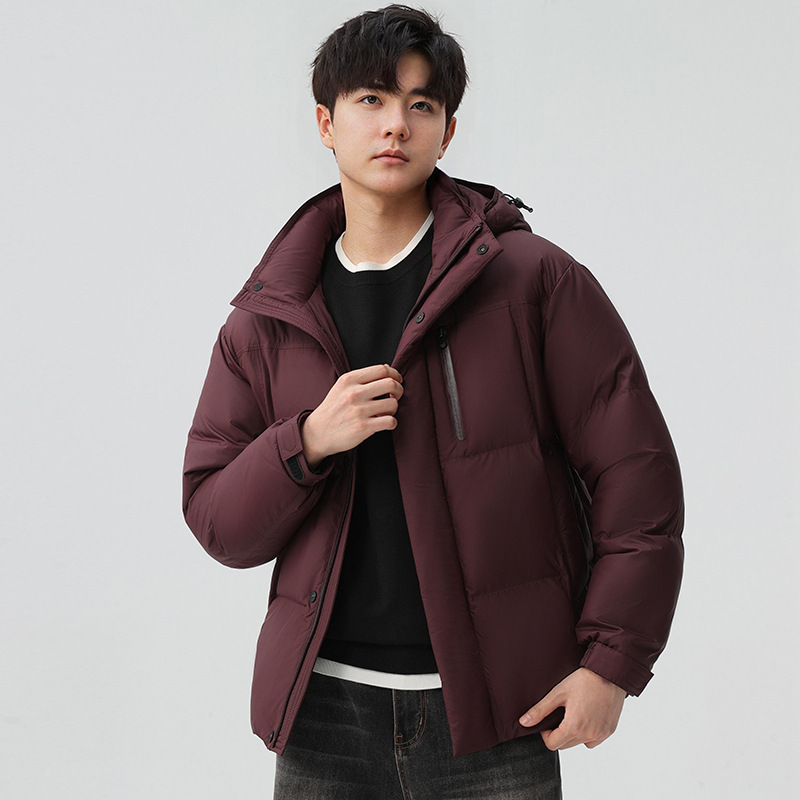 Men's Hooded Cold-Proof down Jacket Winter New Classy Thickeneded National Standard Cold-Proof and Warm Bread down Jacket Men's Hooded Cold-Proof down Jacket Winter New Classy Thickeneded National Standard Cold-Proof and Warm Bread down Jacket