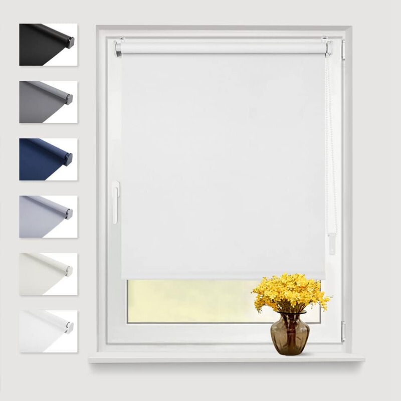 100cm Semi-Blackout Roller Blinds, Sun-Blocking Magic Tool, Roller-Type Lift, Fully Blackout Blinds for Study Room and Bedroom 100cm Semi-Blackout Roller Blinds, Sun-Blocking Magic Tool, Roller-Type Lift, Fully Blackout Blinds for Study Room and Bedroom