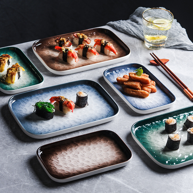 Light Luxury Ceramic Spaghetti Plate Square Steak Dish Salad Dish Household Dish Microwave Oven Dish Snack Dish Spitting Bone Dish Light Luxury Ceramic Spaghetti Plate Square Steak Dish Salad Dish Household Dish Microwave Oven Dish Snack Dish Spitting Bone Dish