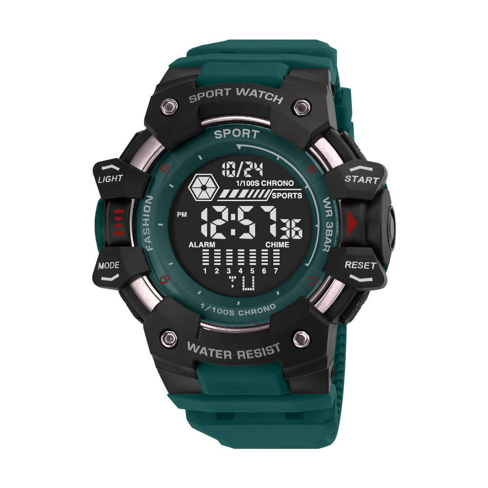 Tendencia al aire libre nocturna relojes electrónicos de movimiento alarma multifuncional estudiantes adolescentes relojes electrónicos al por mayor