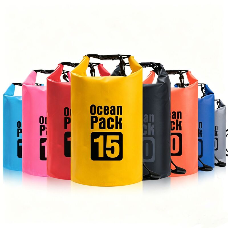 15L Outdoor Waterproof Bucket Bag Waterproof Backpack Swimming Floating Dry Bag Sports Bag Water Bag Large Capacity 15L Outdoor Waterproof Bucket Bag Waterproof Backpack Swimming Floating Dry Bag Sports Bag Water Bag Large Capacity