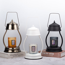 美式复古熔蜡烛台灯香薰氛无火融蜡灯床头店铺书桌礼物马灯小夜灯