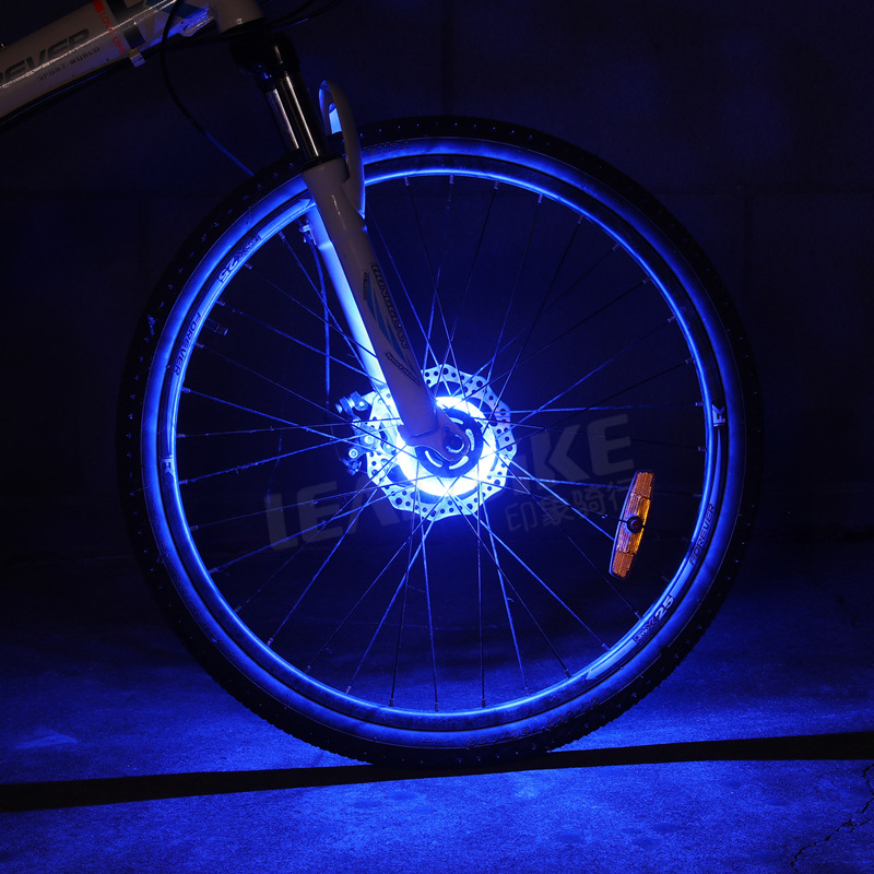 Ventas de la fábrica nueva luz de la bicicleta tambor de carga de luz Rueda Caliente rueda decorativa de Luz Accesorios para montar en bicicleta de montaña