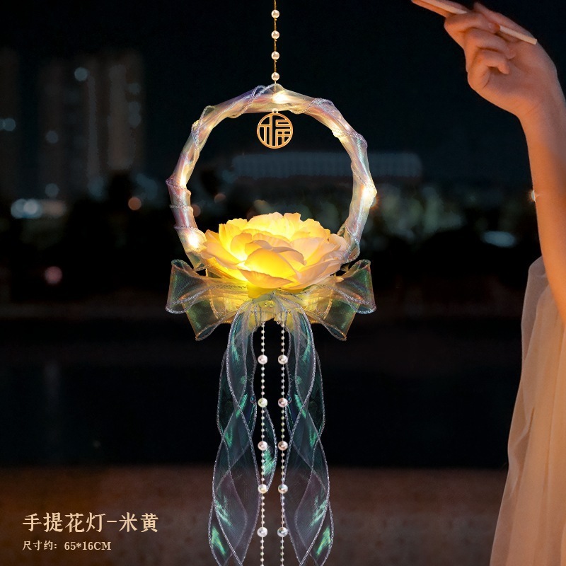 中秋节装饰挂饰创意礼品送人卡通可爱车载挂件成品竹编平安扣挂件|undefined