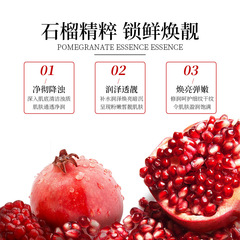 Beauty Red Pomegranate Hyaluronic Acid Softening and Smoothing 10-Piece Set Hydrating and Moisturizing Fine and Lustrous Skincare Set Wholesale