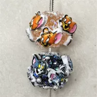 TK трансграничная тяжелая промышленность Sanrio Stitch DIY ювелирные изделия автомобильные подвесные ручки из бисера цепочка для мобильного телефона и другие аксессуары