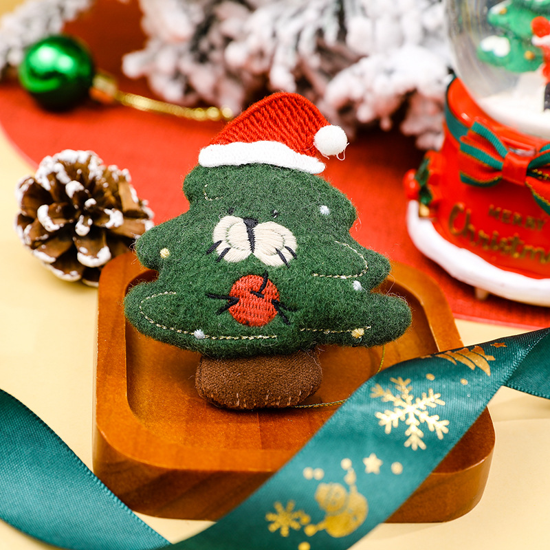 Navidad muñeco de nieve coreano pan de jengibre hombre Papá Noel botas muletas árbol de Navidad cajas de regalo regalos accesorios de decoración