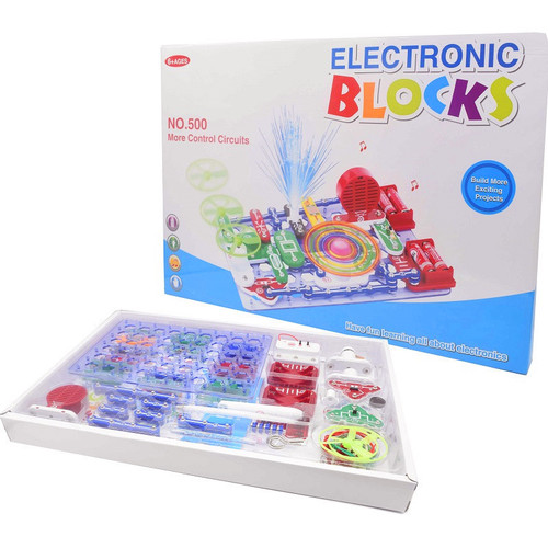 Cross-border Children's Electronic Block Science Laboratory Set Amazon STEM Circuit Exploration Educational Toy