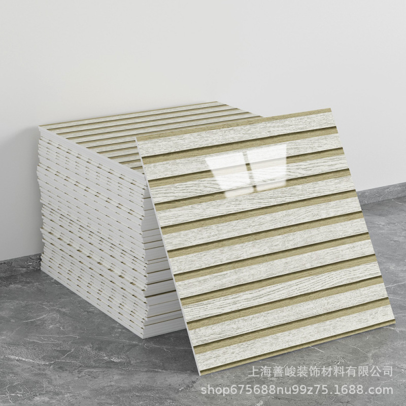 跨境出口批发30*30cm 仿瓷砖大理石纹自粘墙壁纸护墙板铝塑板贴纸|undefined