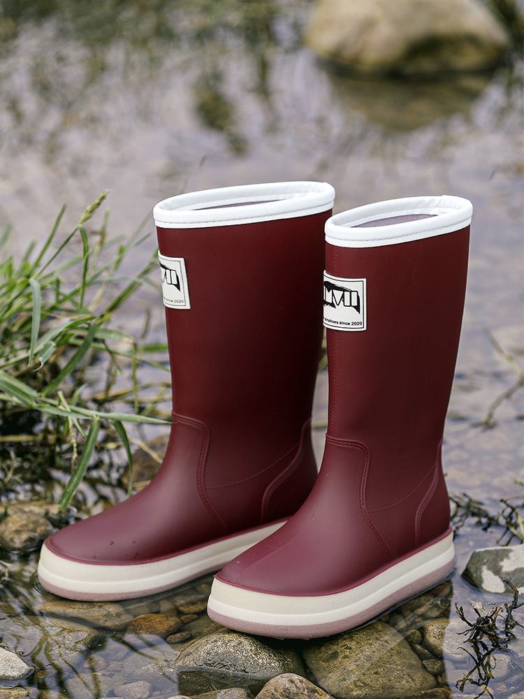 E260 버건디 포장 가장자리 [여성]