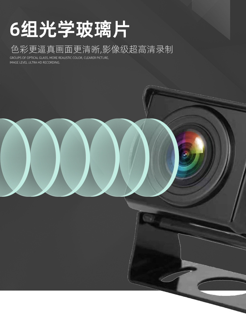 Bus Car HD Camera Truck Blind Spot Monitor Universal Backup Camera